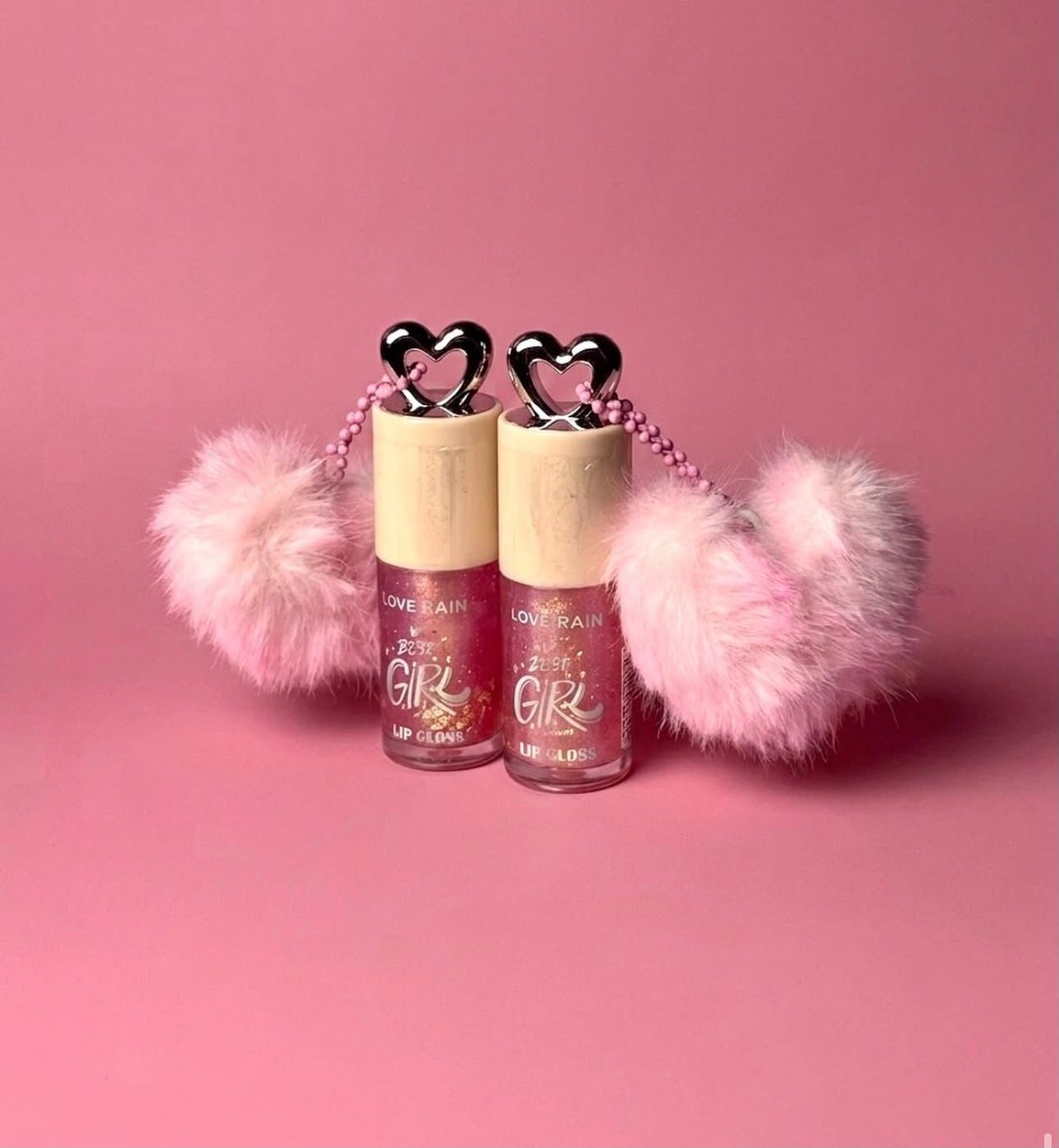 LIP GLOSS CORAÇAO POMPOM