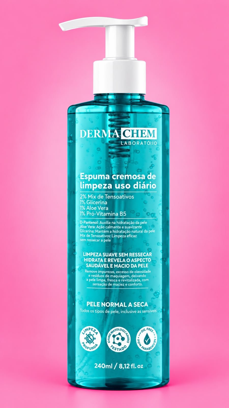 ESPUMA CREMOSA USO DIARIO AZUL