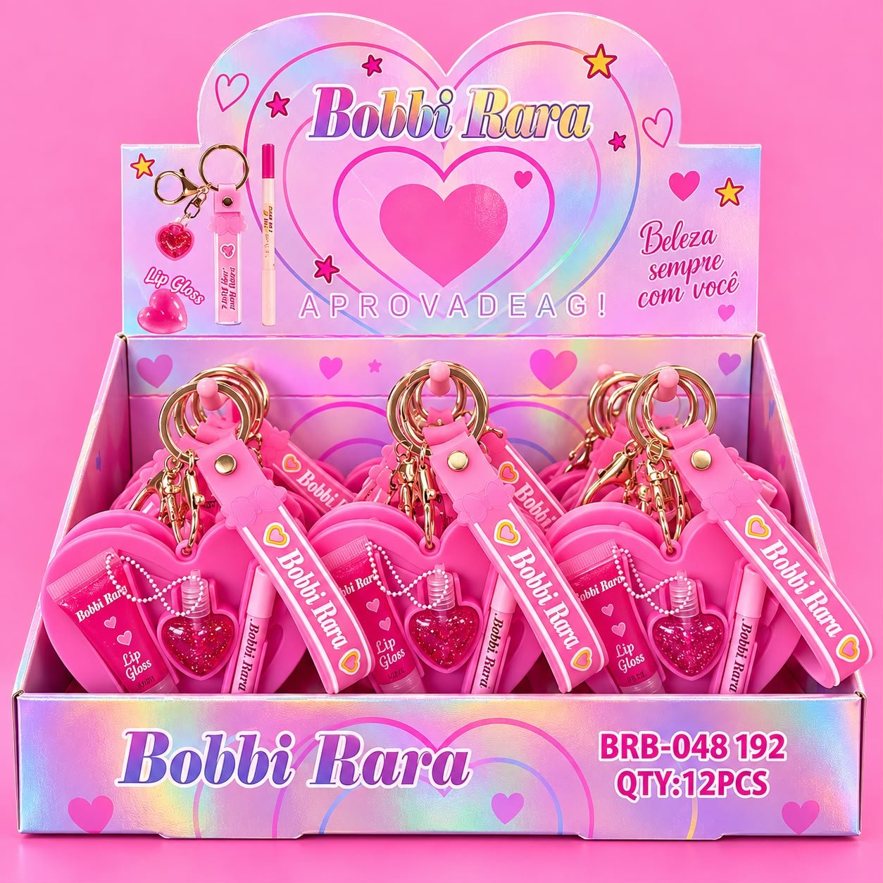KIT GLOSS CORACAO BOBBI RARA